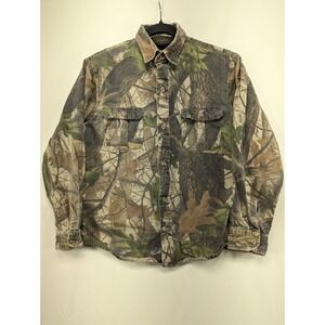 Liberty Youth Camouflage Shirt Long Sleeve Button Up Hunting Large‎ Regular